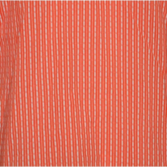 Cinch Ladies Orange Button Up Western Shirt Top Size XL Contrast Cuffs Cowgirl - Picture 8 of 12